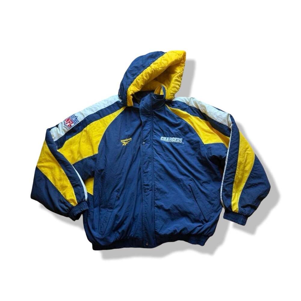 Reebok NFL Pro Line Chargers Winter Jacket Size XL